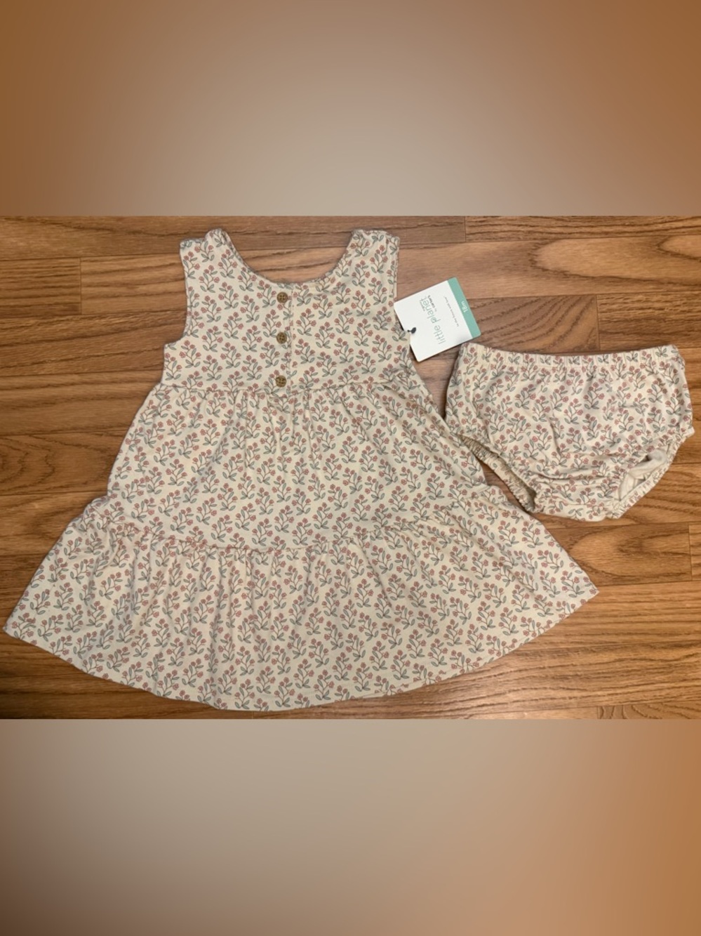 ⭐️2/$12 Baby 12-18m Little Planet by Carter’s Floral Dress with Bloomers NWT